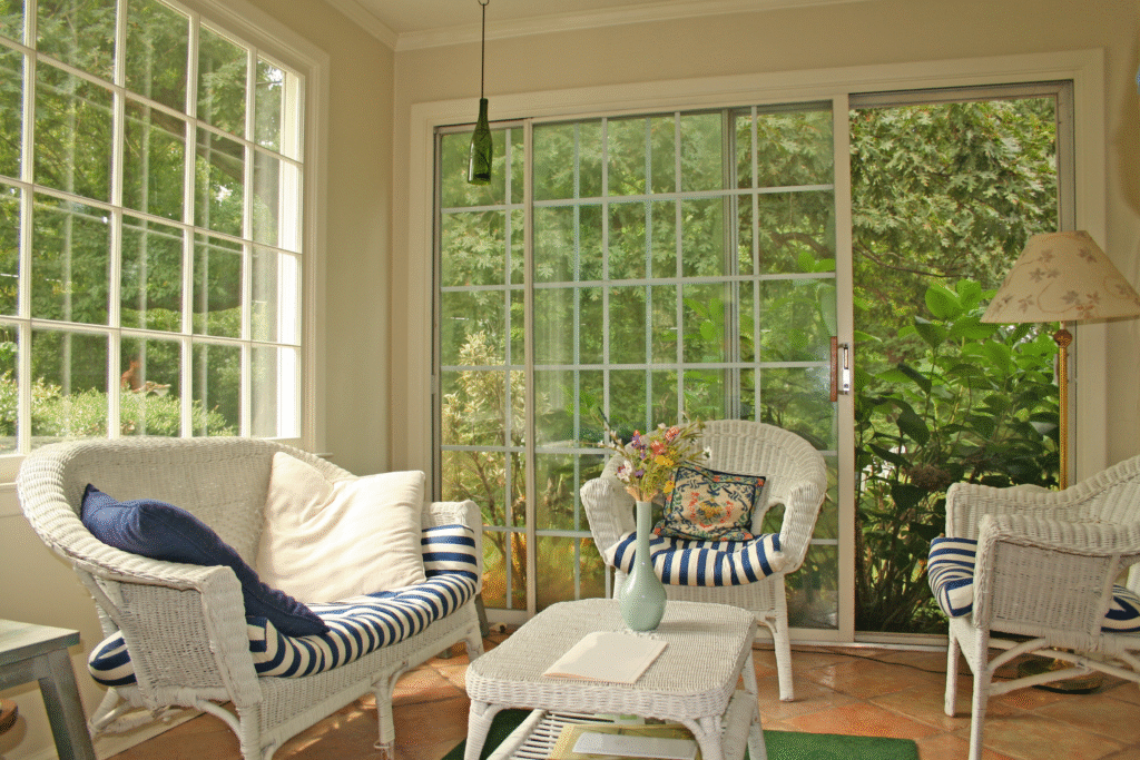 Gorgeous white sunroom Gorgeous white sunroom