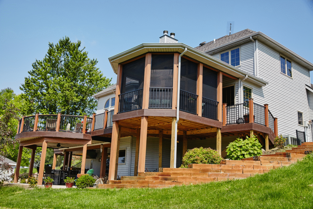 Beautiful big house with screened porch