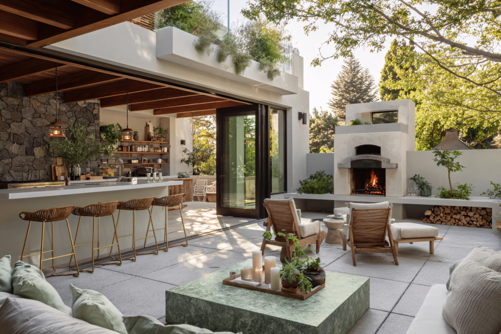 Beautiful moderm patio