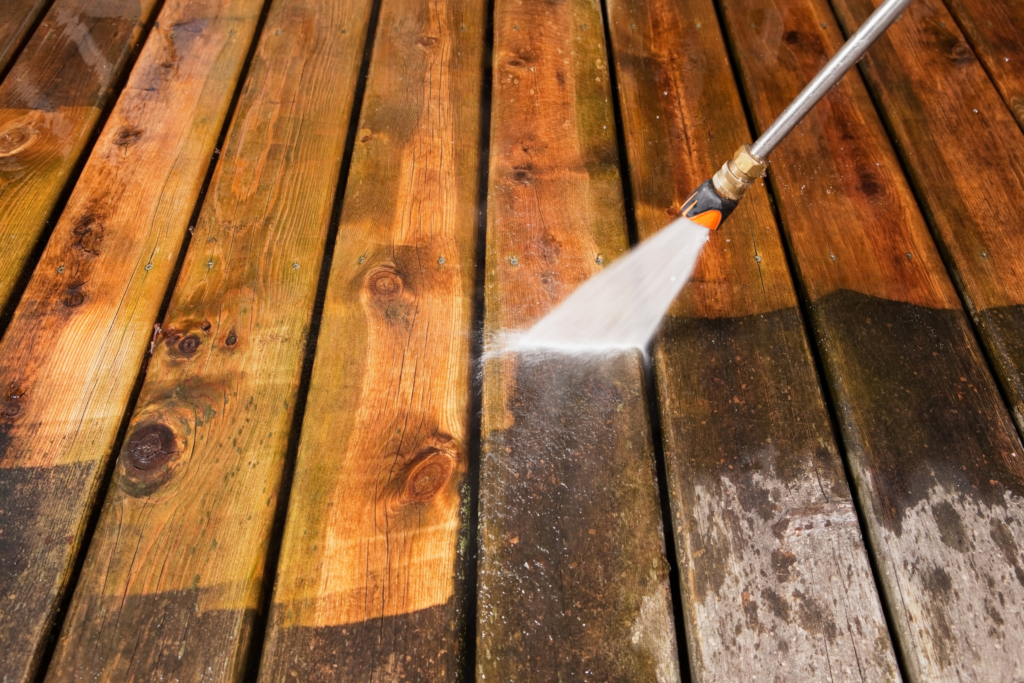 Deck power washing Deck power washing