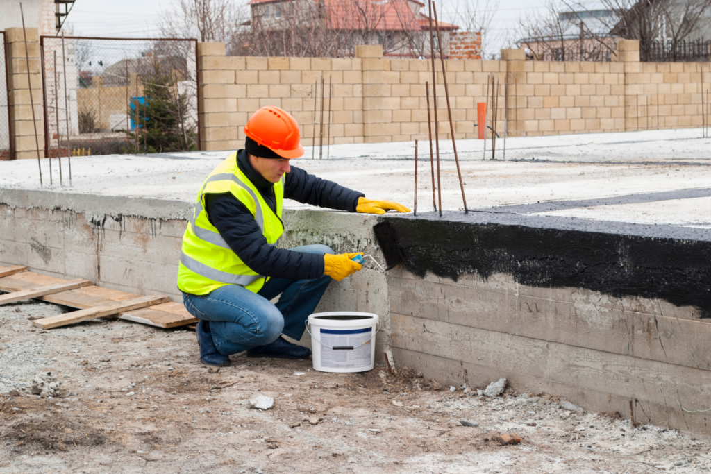 Foundation waterproofing project Foundation waterproofing project