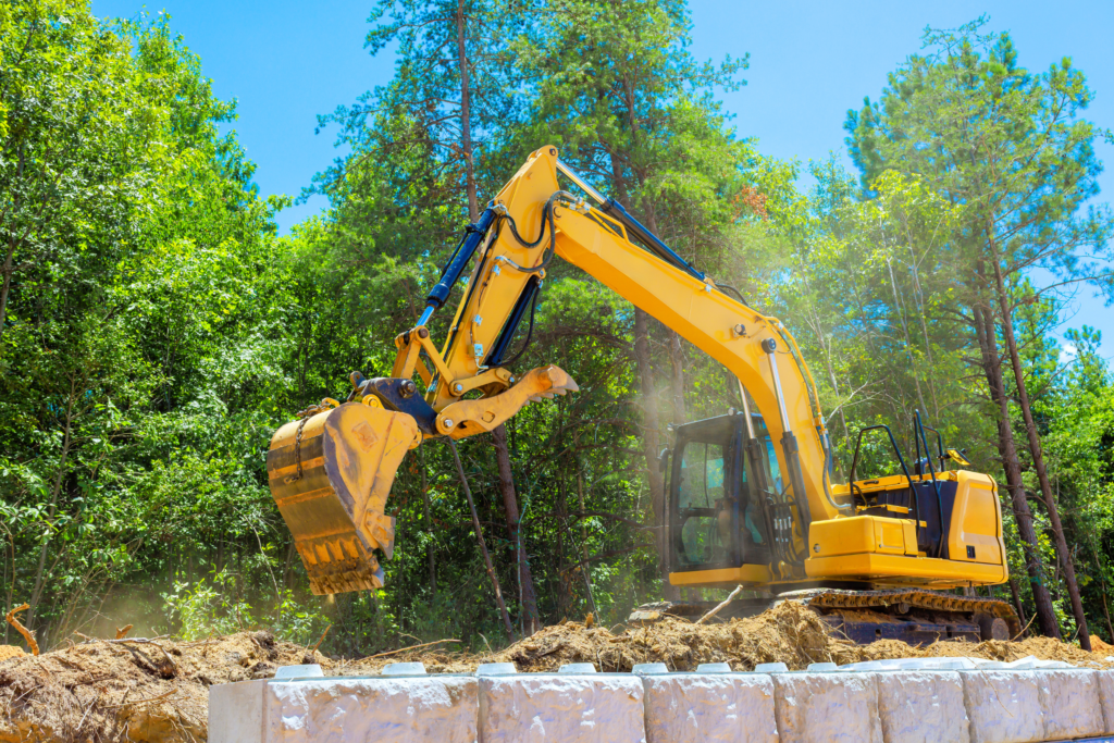 Bulldozer at work